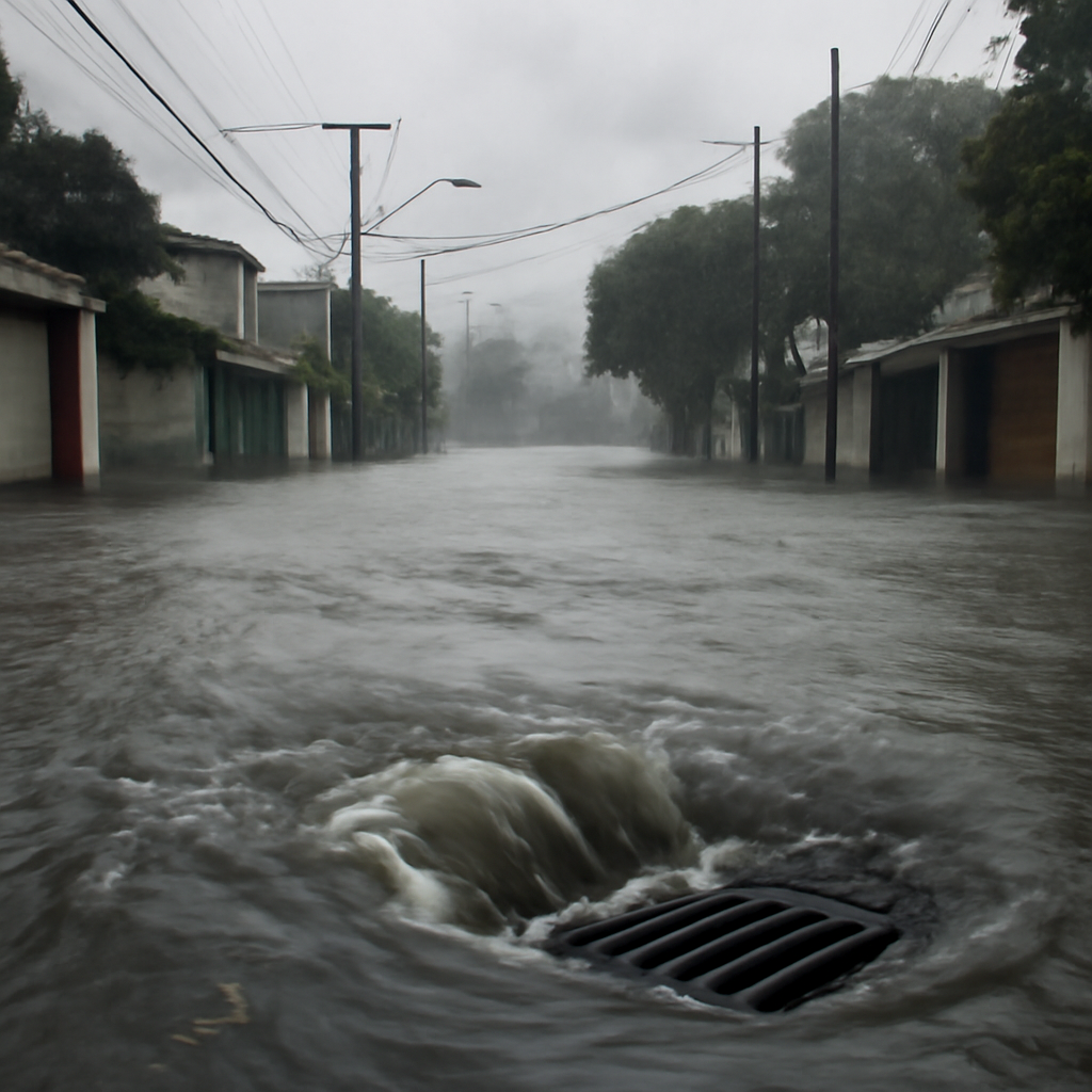 Tempestade e refluxo de esgoto: protocolo de contenção e a válvula de retenção que evita prejuízo no imóvel