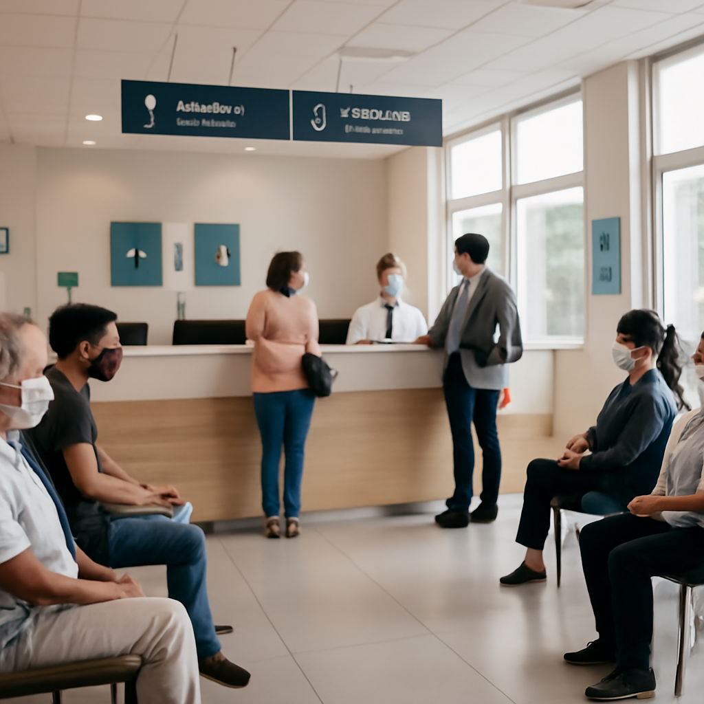 Recepção hospitalar sem filas: como o layout operacional acelera triagem e atendimento