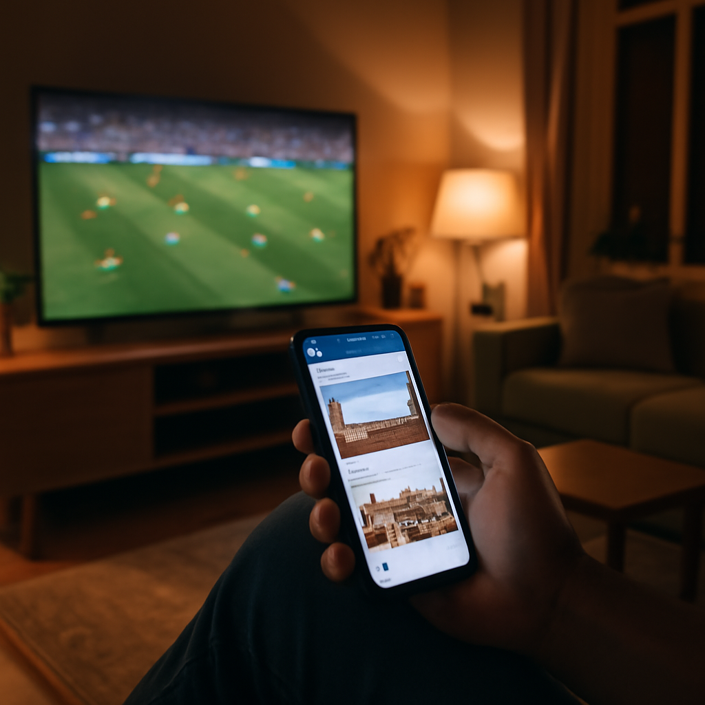 A febre do “segundo monitor”: como o celular virou a segunda tela de quem assiste TV